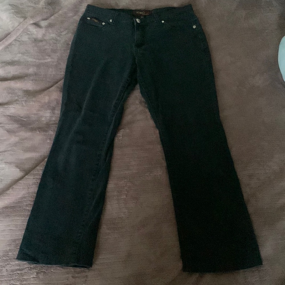 Black Straight Cut Jeans